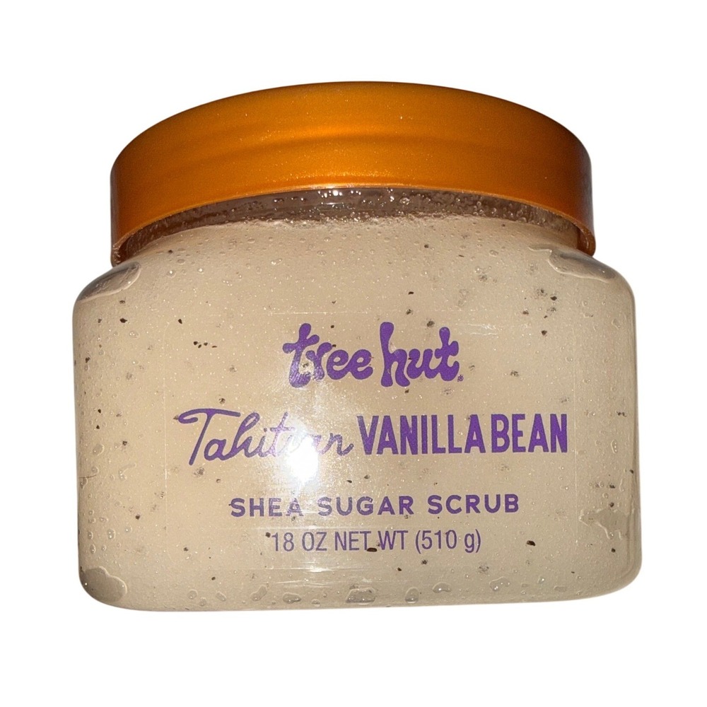 NEW Tree Hut Tahitian Vanilla Bean Shea Sugar Scrub 18 oz Discontinued